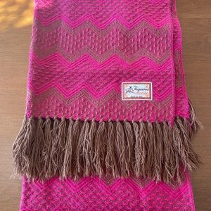 Pink Alpaca Scarf